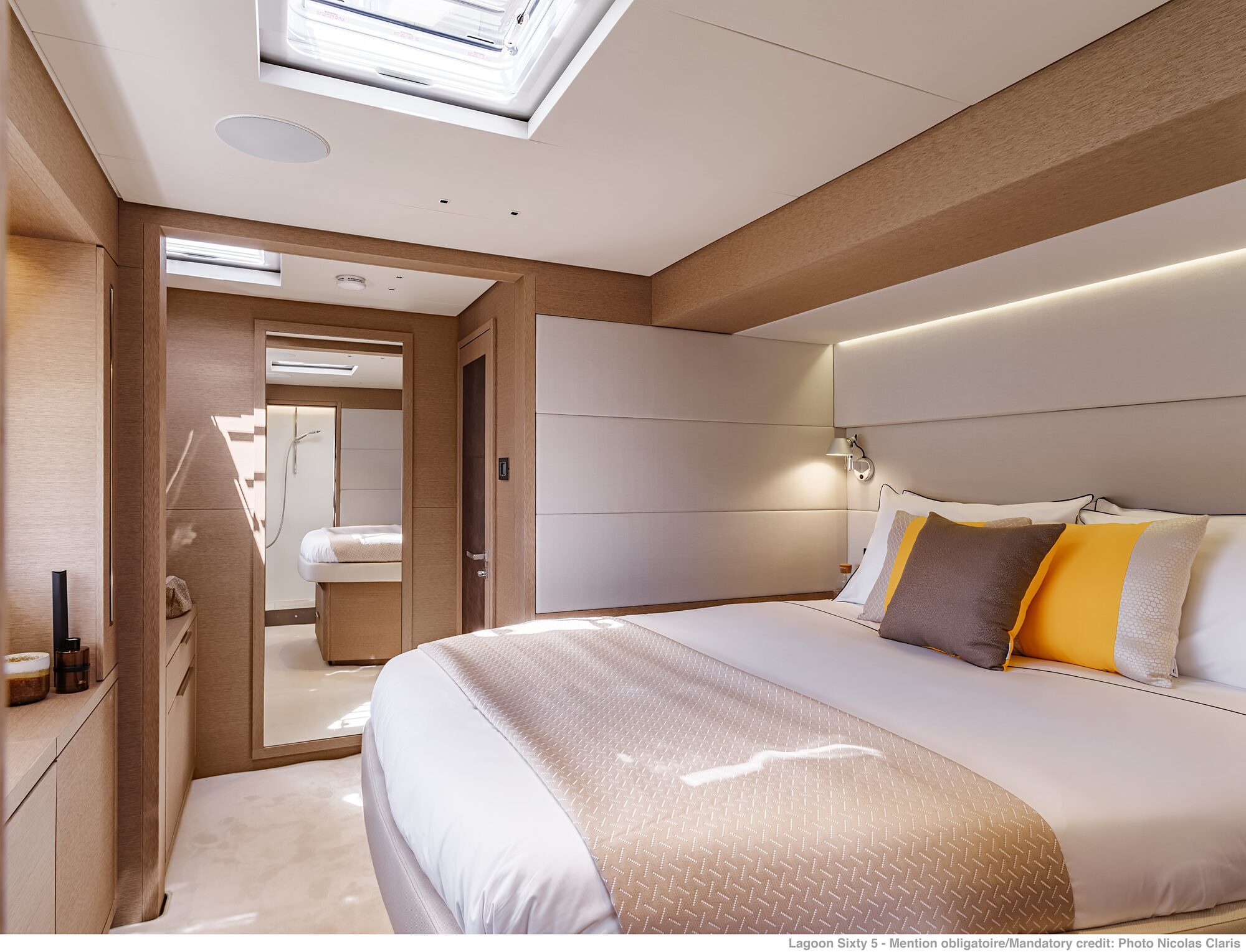 Lagoon Sixty 5 catamaran bedroom Lagoon Sixty 5 catamaran bedroom