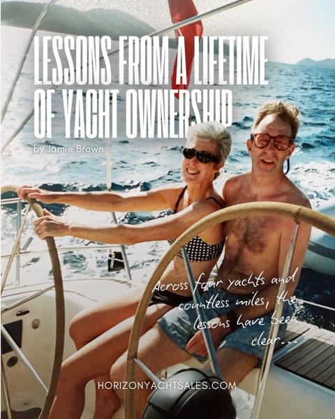 There’s nothing quite as valuable as a shared experience when considering yacht ownership and charter management ⛵️

Jamie Brown is currently on his fourth yacht bought through Horizon Yacht Sales and placed into charter management in the @horizonyachtcharters BVI fleet. He reflects on the last 24 years of Caribbean yacht ownership and the lessons learned in a recent blog post.

Jamie’s top 3 takeaways are:
1. Professional management is essential.
2. Guaranteed income contracts rarely result in better-maintained boats than those in the Maximum Income or Active Management charter programmes.
3. Above all, ownership should come from a love of sailing.

🔗 Link in bio to read full experience. 

#yachtownershipexperience #caribbeanyachtownership #yachtownership #chartermanagement #horizonyachtsales