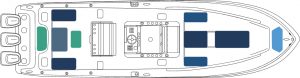Invincible 36 Monohull layout