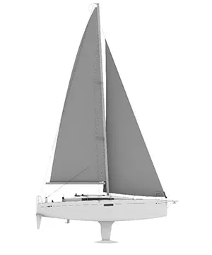 Beneteau First 36 3 Cabins, 1 Head Layout